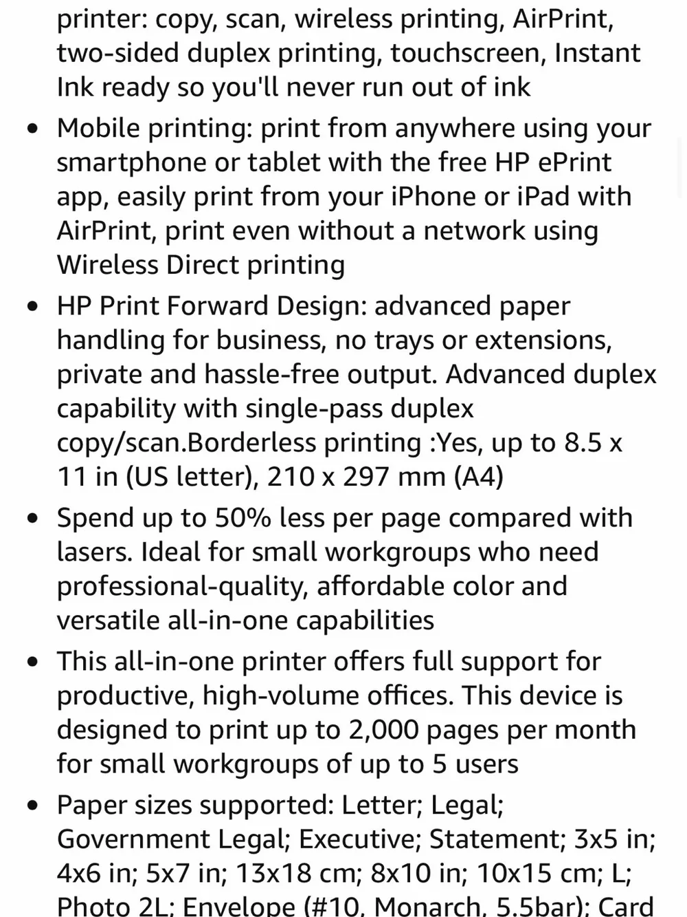 HP OfficeJet Pro 8720 Multifunction Printer - Black and Gray